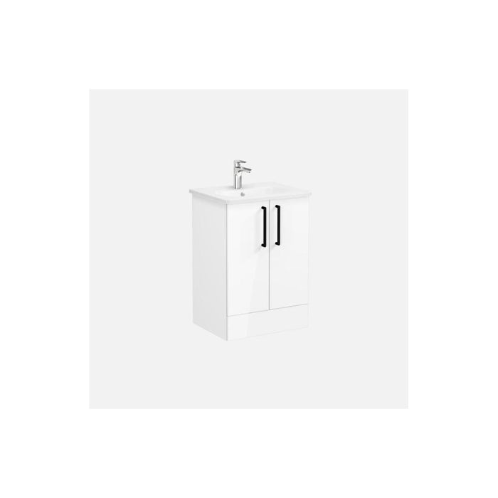 VitrA Zentrum 60cm 2 Drawer F/S Washbasin Unit - Unbeatable Bathrooms