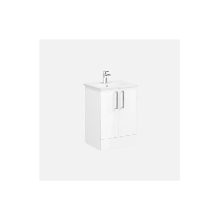 VitrA Zentrum 60cm 2 Drawer F/S Washbasin Unit - Unbeatable Bathrooms