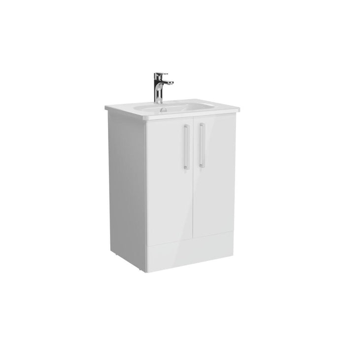VitrA Zentrum 60cm 2 Drawer F/S Washbasin Unit - Unbeatable Bathrooms