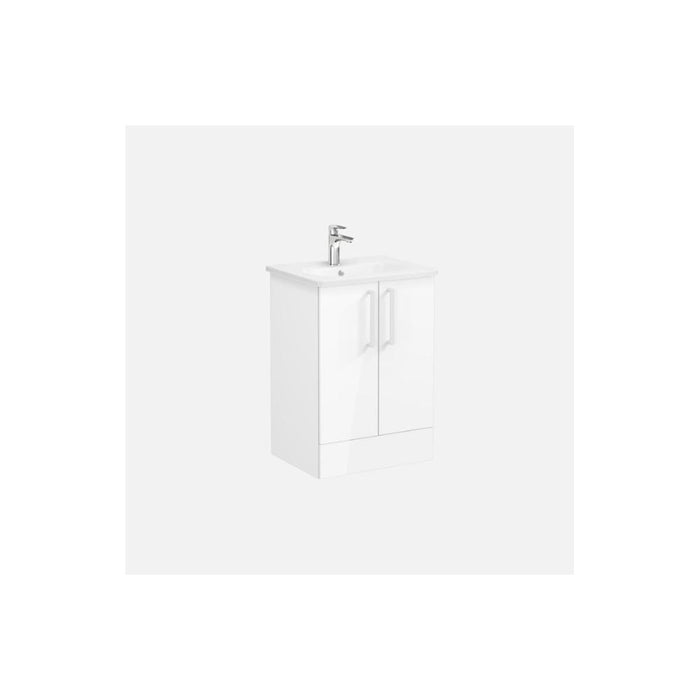 VitrA Zentrum 60cm 2 Drawer F/S Washbasin Unit - Unbeatable Bathrooms