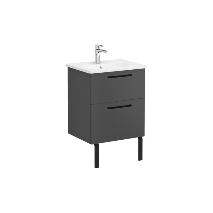 VitrA Zentrum 2 Drawer W/H Washbasin Unit - Unbeatable Bathrooms