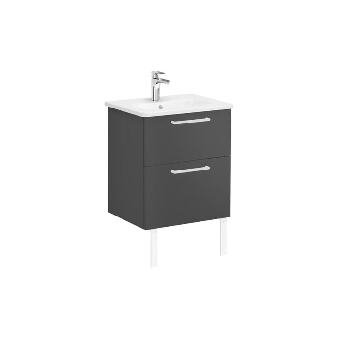 VitrA Zentrum 2 Drawer W/H Washbasin Unit - Unbeatable Bathrooms