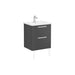 VitrA Zentrum 2 Drawer W/H Washbasin Unit - Unbeatable Bathrooms