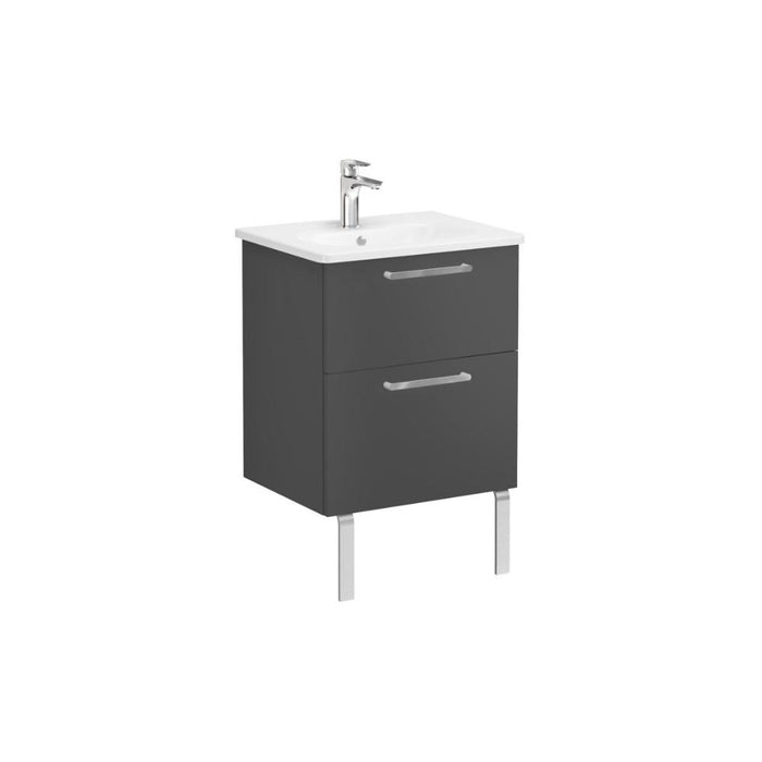 VitrA Zentrum 2 Drawer W/H Washbasin Unit - Unbeatable Bathrooms