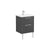 VitrA Zentrum 2 Drawer W/H Washbasin Unit - Unbeatable Bathrooms