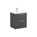 VitrA Zentrum 2 Drawer W/H Washbasin Unit - Unbeatable Bathrooms
