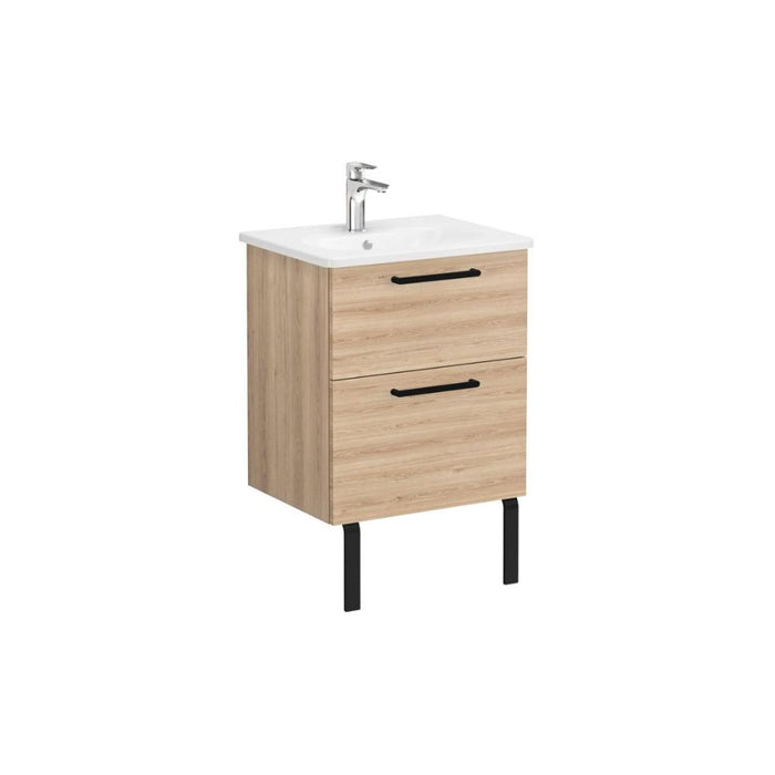 VitrA Zentrum 2 Drawer W/H Washbasin Unit - Unbeatable Bathrooms