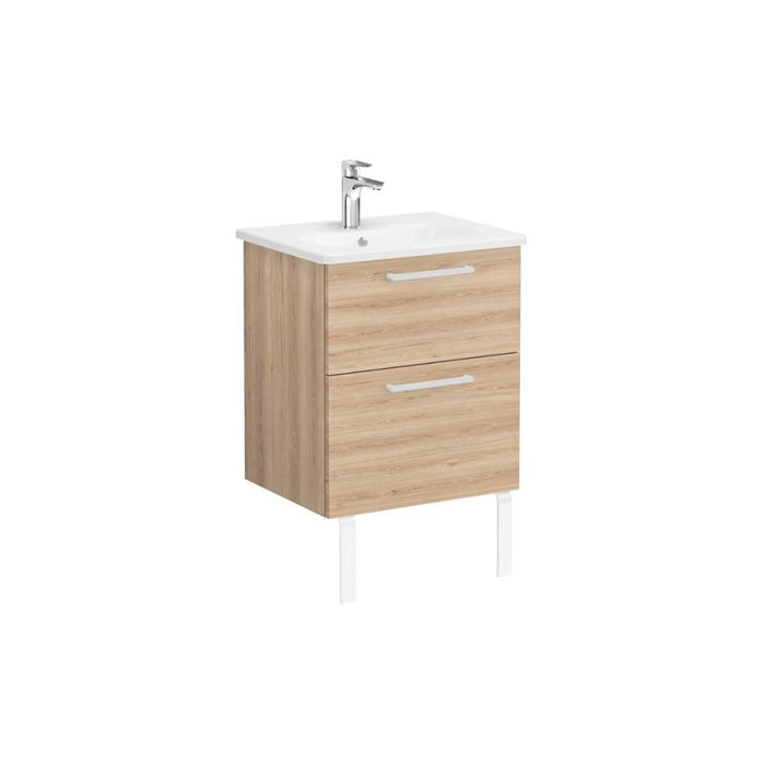 VitrA Zentrum 2 Drawer W/H Washbasin Unit - Unbeatable Bathrooms