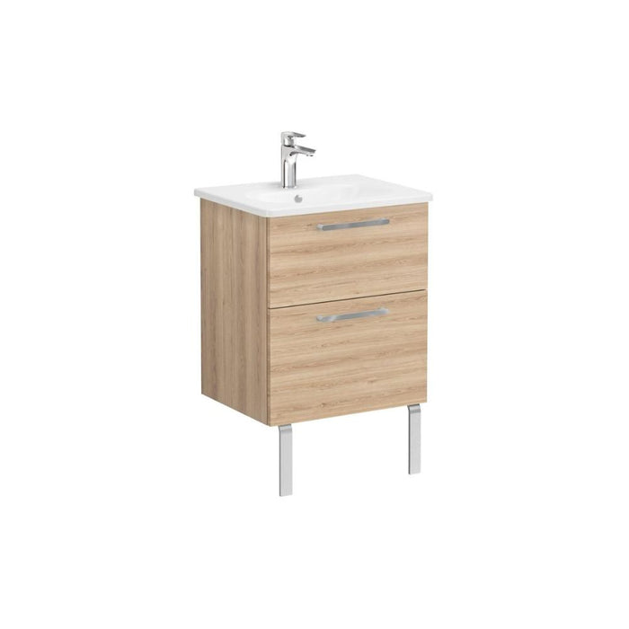 VitrA Zentrum 2 Drawer W/H Washbasin Unit - Unbeatable Bathrooms