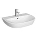 VitrA Zentrum 1TH Basin w/Overflow - White - Unbeatable Bathrooms