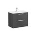 VitrA Zentrum 2 Drawer W/H Washbasin Unit - Unbeatable Bathrooms