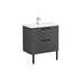 VitrA Zentrum 2 Drawer W/H Washbasin Unit - Unbeatable Bathrooms