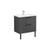 VitrA Zentrum 2 Drawer W/H Washbasin Unit - Unbeatable Bathrooms
