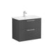 VitrA Zentrum 2 Drawer W/H Washbasin Unit - Unbeatable Bathrooms