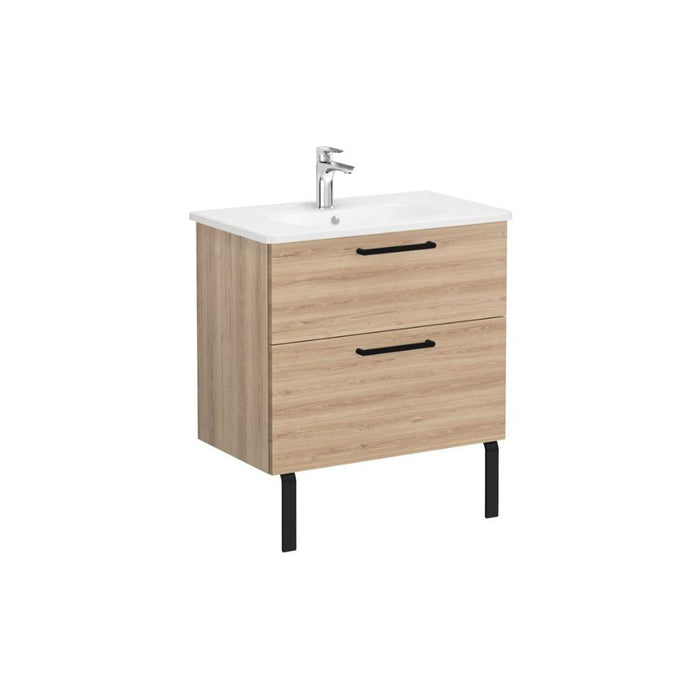 VitrA Zentrum 2 Drawer W/H Washbasin Unit - Unbeatable Bathrooms