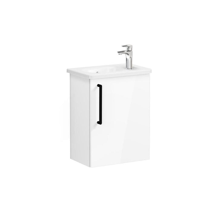VitrA Zentrum Compact 45cm 1 Door W/H Washbasin Unit (RH Hinge) - Unbeatable Bathrooms