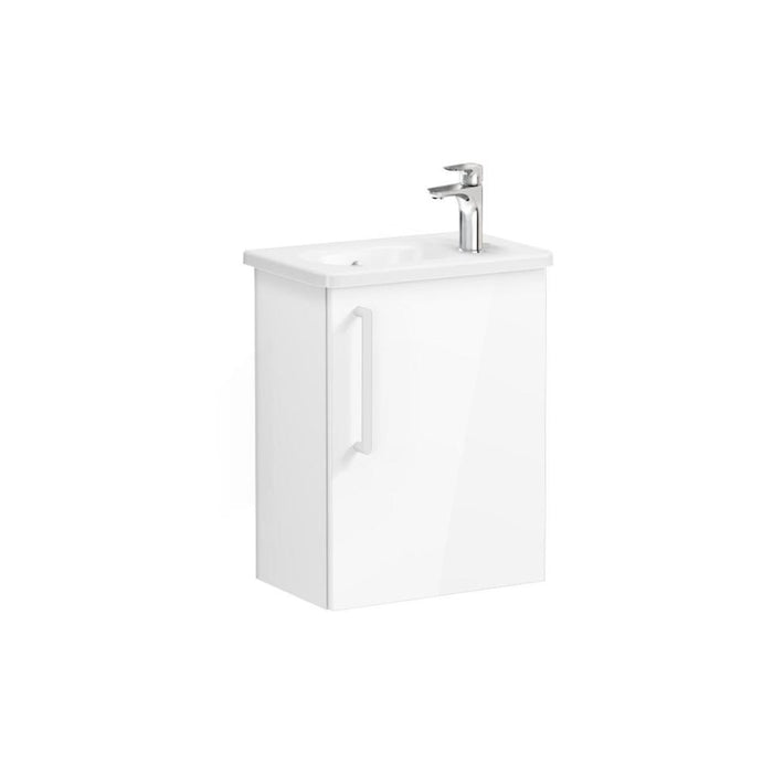 VitrA Zentrum Compact 45cm 1 Door W/H Washbasin Unit (RH Hinge) - Unbeatable Bathrooms