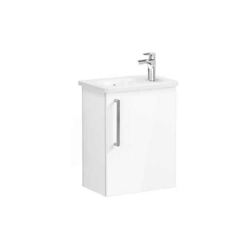 VitrA Zentrum Compact 45cm 1 Door W/H Washbasin Unit (RH Hinge) - Unbeatable Bathrooms