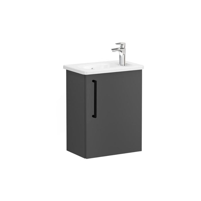 VitrA Zentrum Compact 45cm 1 Door W/H Washbasin Unit (RH Hinge) - Unbeatable Bathrooms