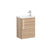 VitrA Zentrum Compact 45cm 1 Door W/H Washbasin Unit (RH Hinge) - Unbeatable Bathrooms