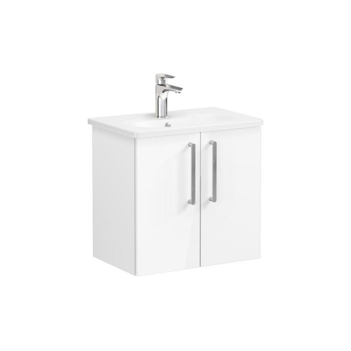 VitrA Zentrum Compact 60cm 2 Door W/H Washbasin Unit - Unbeatable Bathrooms