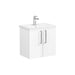 VitrA Zentrum Compact 60cm 2 Door W/H Washbasin Unit - Unbeatable Bathrooms