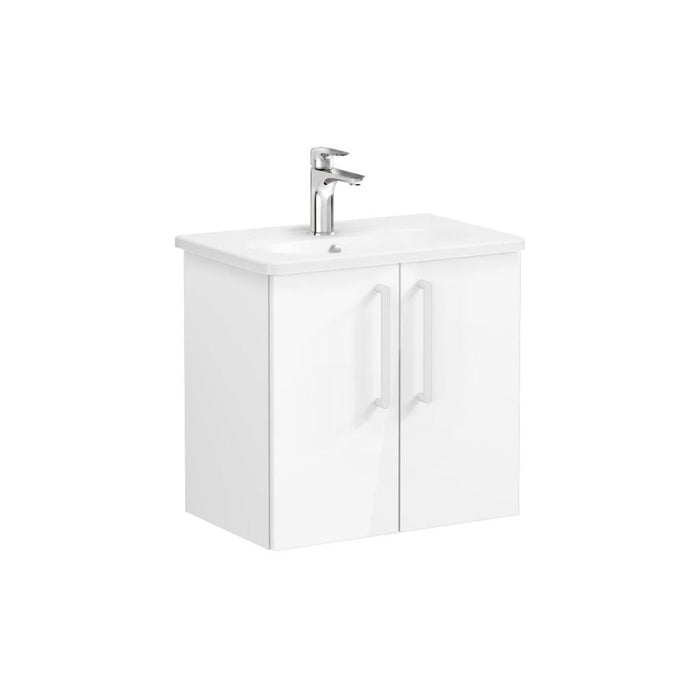 VitrA Zentrum Compact 60cm 2 Door W/H Washbasin Unit - Unbeatable Bathrooms
