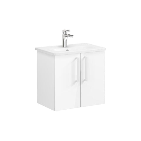 VitrA Zentrum Compact 60cm 2 Door W/H Washbasin Unit - Unbeatable Bathrooms