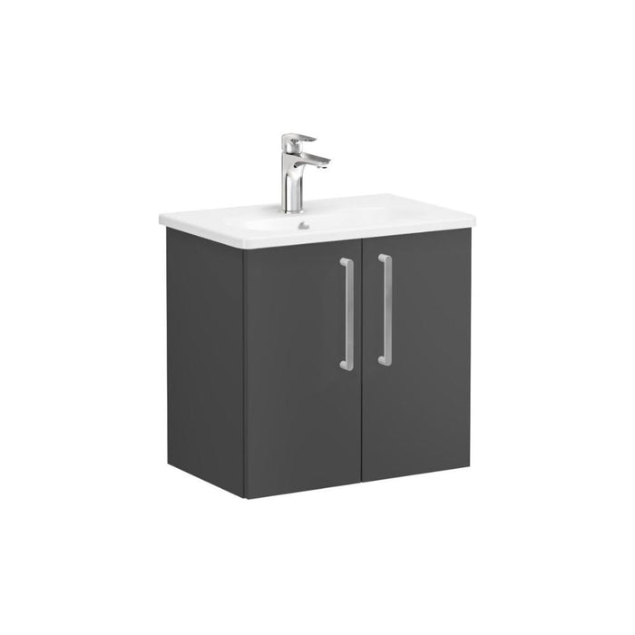 VitrA Zentrum Compact 60cm 2 Door W/H Washbasin Unit - Unbeatable Bathrooms