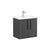 VitrA Zentrum Compact 60cm 2 Door W/H Washbasin Unit - Unbeatable Bathrooms