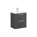 VitrA Zentrum Compact 60cm 2 Drawer W/H Washbasin Unit - Unbeatable Bathrooms