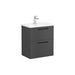 VitrA Zentrum Compact 60cm 2 Drawer W/H Washbasin Unit - Unbeatable Bathrooms
