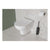 VitrA Zentrum Rimless Wall Hung Pan Only - White - Unbeatable Bathrooms
