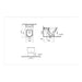 VitrA Zentrum SmoothFlush Open Back Close Coupled Pan Only - White - Unbeatable Bathrooms