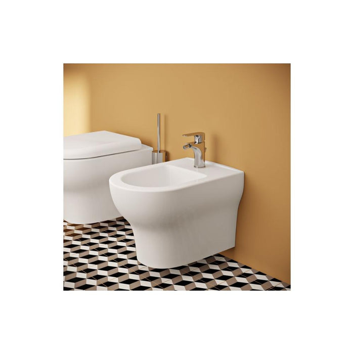 VitrA Zentrum Wall Hung Bidet - White - Unbeatable Bathrooms
