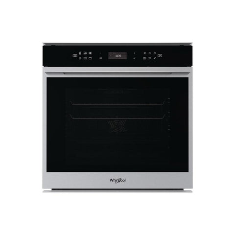 Whirlpool W7 OM4 4S1 P B/I Single Pyrolytic Oven - Black & Stainless Steel - Unbeatable Bathrooms