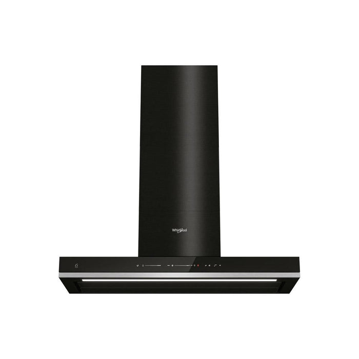 Whirlpool WHSS 90F L T C K 90cm Chimney Hood - Black - Unbeatable Bathrooms