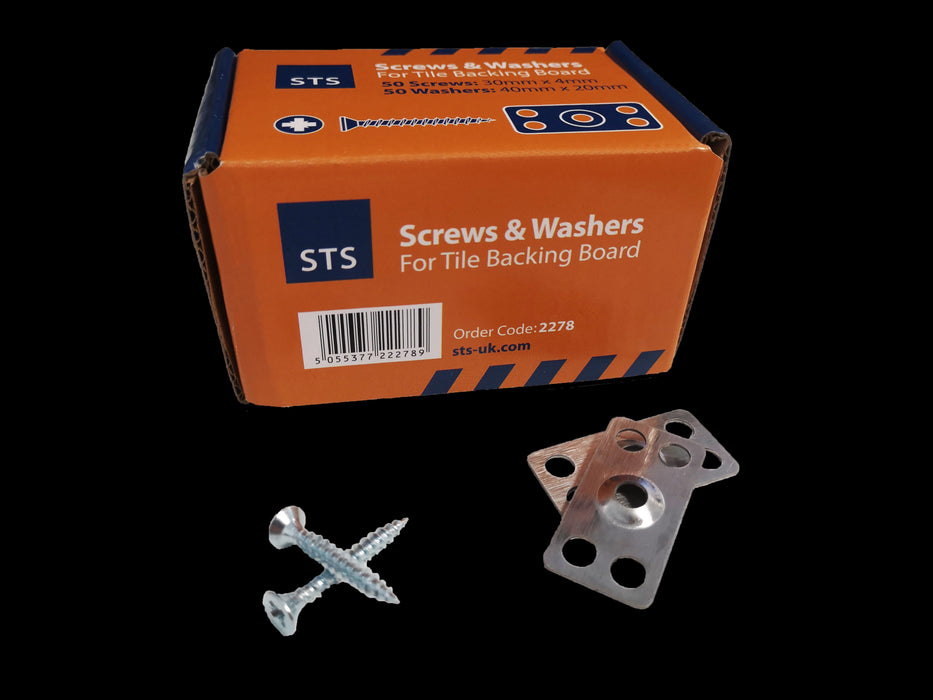 Stainless Steel Screws & Washers for NoMorePly & STS Insulation board