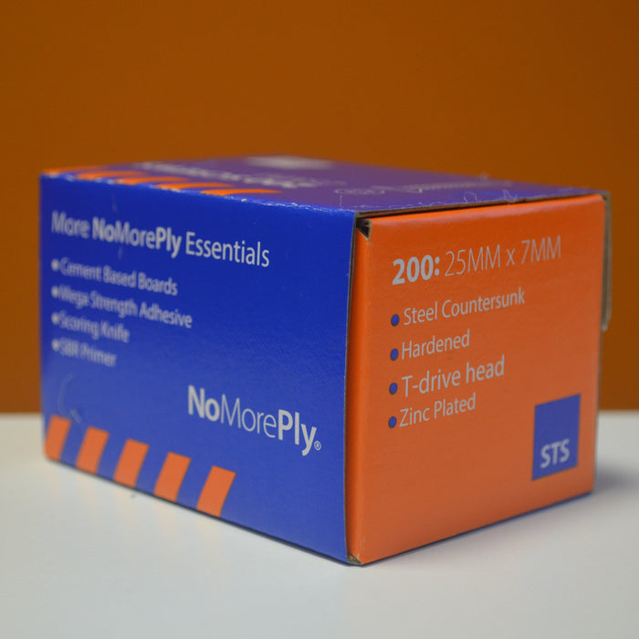 25mm NoMorePly Fibre Cement Board Screws (box of 200) - Unbeatable Bathrooms