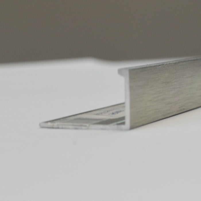 Beava Tile Trim Brushed Nickel 12.5mm ( x25 ) - Unbeatable Bathrooms