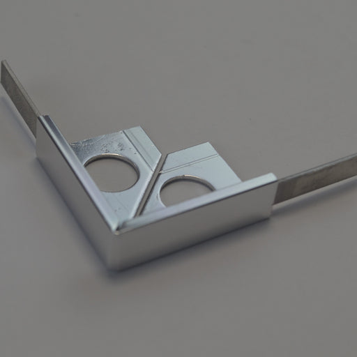 Beava Pair Chrome Tile 12.5mm Corners ( x5 ) - Unbeatable Bathrooms