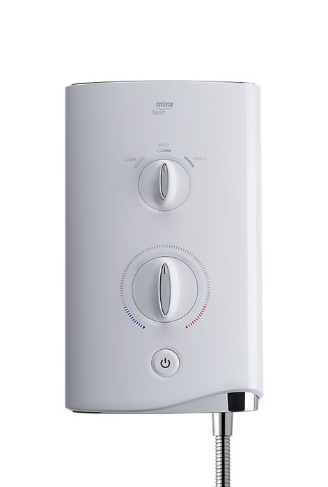 Mira Sport 10.8kW Electric Shower - White / Chrome - 1.1746.004 - Unbeatable Bathrooms