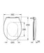 Grohe Bau Ceramic Soft Close Toilet Seat - Unbeatable Bathrooms