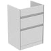 Ideal Standard Concept Air 60cm floor standing vanity unit with 2 drawers - Unbeatable Bathrooms