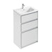 Ideal Standard Concept Air 60cm floor standing vanity unit with 2 drawers - Unbeatable Bathrooms