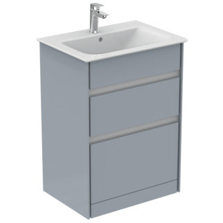 Ideal Standard Concept Air 60cm floor standing vanity unit with 2 drawers - Unbeatable Bathrooms