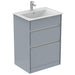 Ideal Standard Concept Air 60cm floor standing vanity unit with 2 drawers - Unbeatable Bathrooms
