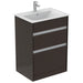 Ideal Standard Concept Air 60cm floor standing vanity unit with 2 drawers - Unbeatable Bathrooms