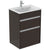 Ideal Standard Concept Air 60cm floor standing vanity unit with 2 drawers - Unbeatable Bathrooms