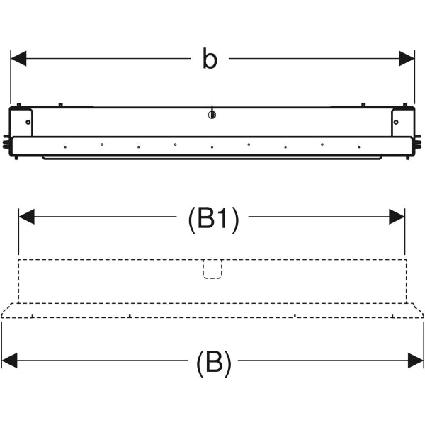 Geberit Duofix Installation Box For One Mirror Cabinet - Unbeatable Bathrooms